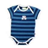 Ducky Beau Halbarm Body Streifen blau