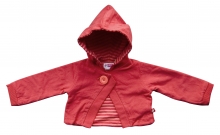 Ducky Beau Sweat-Jacke / Cardigan rot