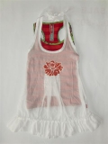 Carbone Sommer Kleid weiss