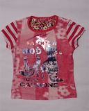 Carbone T-Shirt Shoe Print pink