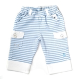 Ducky Beau Hose weiss-hellblau