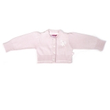 Ducky Beau Strick-Jacke / Cardigan rosa