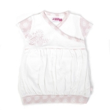 Ducky Beau Tunika / Kleid weiss-rosa