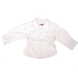 Ducky Beau Bluse weiss-rosa