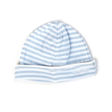 Ducky Beau Mütze Streifen hellblau-weiss