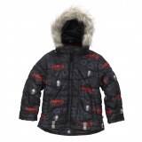 Lego Wear Kinder Winter-Jacke schwarz