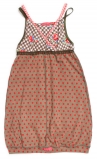 Kiezel-tje Tunika / Kleid khaki/rot