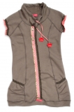 Kiezel-tje Sweat-Tunika / Kleid khaki