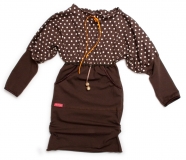 Kiezel-tje Kleid braun