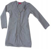 Kiezel-tje Jersey Long Jacke navy-weiss