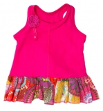 Kiezel-tje Top / Tunika pink geblümt