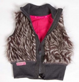 Kiezel-tje ärmellose Weste / Bodywarmer anthrazit 