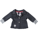 Kiezel-tje Sweat-Blazer blau melange