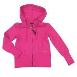 Mim-Pi Sweat-Jacke mit Kapuze pink