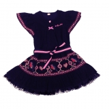 Mim-Pi Kleid schwarz-pink
