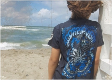Scorpion Bay T-Shirt warm sensilble navy LEIDER AUSVERKAUFT!