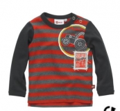 Lego Wear Duplo Jungs Langarm-Shirt rot-grau