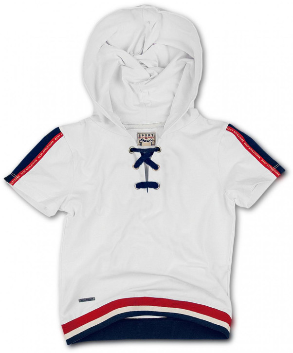 Blue Effect Mädchen Kapuzen-T-Shirt weiß Blue Effect Mädchen Kapuzen-T-Shirt weiß