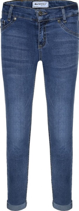 Blue Effect Mädchen cropped High-Waist Jeans medium blue SLIM Blue Effect Mädchen cropped High-Waist Jeans medium blue SLIM
