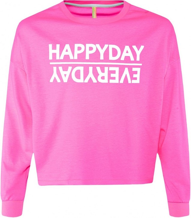 Blue Effect Mädchen Boxy-Sweat-Shirt HAPPYDAY neonpink Blue Effect Mädchen Boxy-Sweat-Shirt HAPPYDAY neonpink