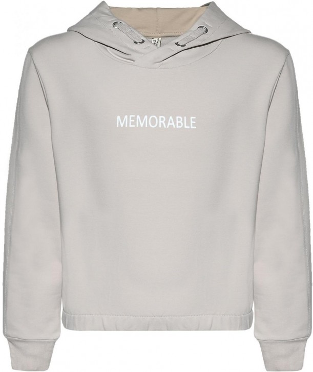 Blue Effect Mädchen Boxy Kapuzen-Sweat-Shirt / Hoodie MEMORABLE kalk
