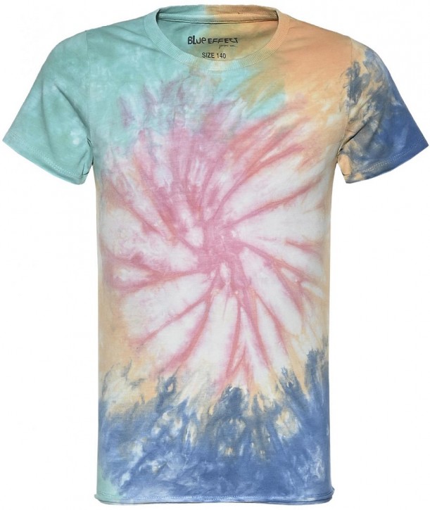Blue Effect Mädchen T-Shirt batik colorful