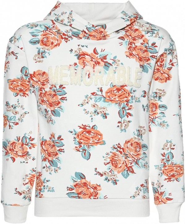 Blue Effect Mädchen Sweat-Shirt/Hoodie MEMORABLE Rosen orange