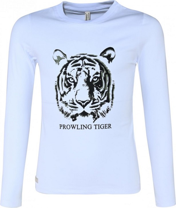 Blue Effect Mädchen Langarm-Shirt/Longsleeve TIGER weiß Blue Effect Mädchen Langarm-Shirt/Longsleeve TIGER weiß