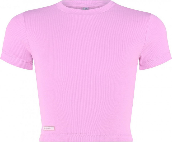 Blue Effect Mädchen geripptes Crop T-Shirt roseviolett Blue Effect Mädchen geripptes Crop T-Shirt roseviolett