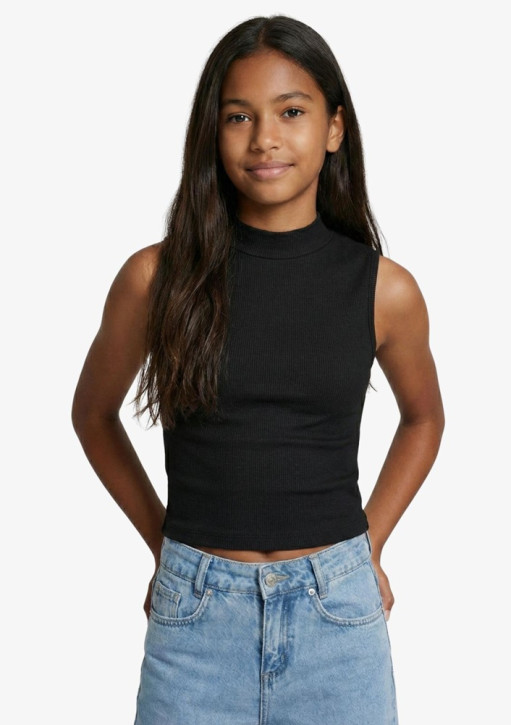 Blue Effect Mädchen Boxy Top schwarz