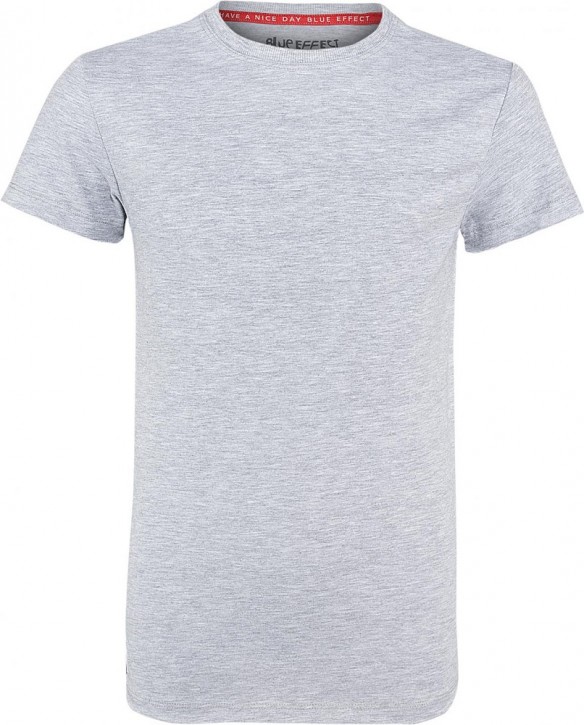 Blue Effect Jungen Rundhals Basic T-Shirt hellgrau melange Blue Effect Jungen Rundhals Basic T-Shirt hellgrau melange