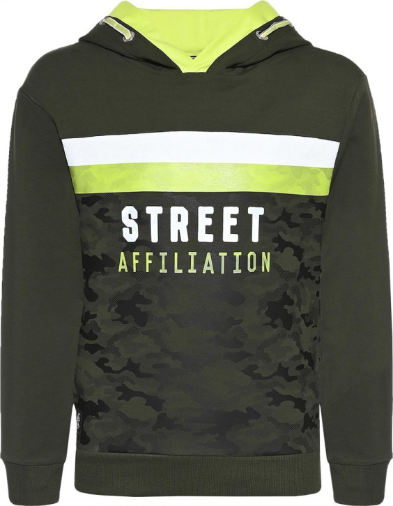 Blue Effect Jungen Kapuzen-Sweat-Shirt/Hoodie Camouflage-Street Affiliation army green Blue Effect Jungen Kapuzen-Sweat-Shirt/Hoodie Camouflage-Street Affiliation army green