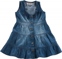 Blue Effect Volant-Jeans-Kleid Blue Effect Volant-Jeans-Kleid