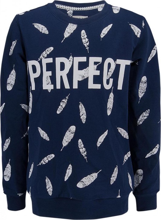 Blue Effect Mädchen Sweat-Shirt PERFECT tinteblau allover Blue Effect Mädchen Sweat-Shirt PERFECT tinteblau allover
