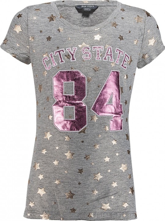 Blue Effect Mädchen T-Shirt CITY STATE 84 grau melange Blue Effect Mädchen T-Shirt CITY STATE 84 grau melange