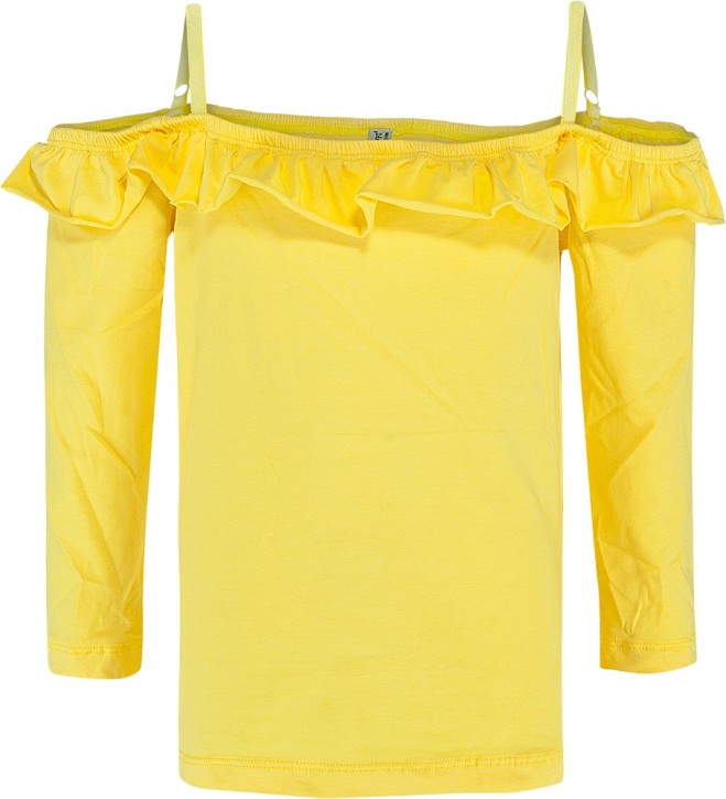 Blue Effect Mädchen 3/4-Arm-Carmen-Shirt zitrone Blue Effect Mädchen 3/4-Arm-Carmen-Shirt zitrone