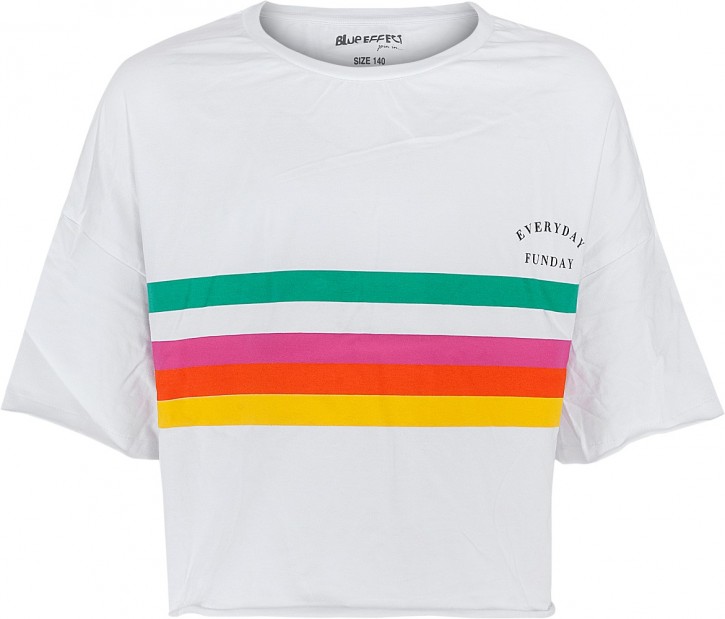 Blue Effect Mädchen Boxy-T-Shirt schneeweiß Blue Effect Mädchen Boxy-T-Shirt schneeweiß