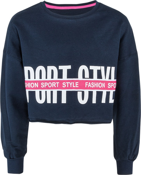 Blue Effect Mädchen Boxy Sweat-Shirt SPORT STYLE dunkelmarine Blue Effect Mädchen Boxy Sweat-Shirt SPORT STYLE dunkelmarine