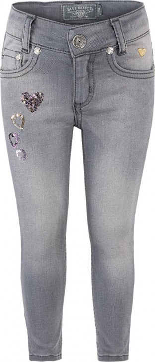 Blue Effect Mädchen Jeans Patches medium grey NORMAL Blue Effect Mädchen Jeans Patches medium grey NORMAL