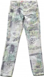 Blue Effect Mädchen Skinny-Jeans Bild & Schrift Blue Effect Mädchen Skinny-Jeans Bild & Schrift