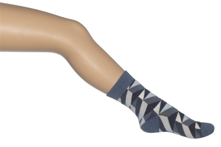 Bonnie Doon Socken TANGRAM denim heather