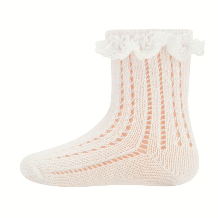 EWERS Socken Rüsche LATTE