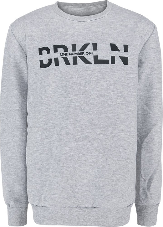 Blue Effect Jungen Sweat-Shirt/Sweater BRKLYN hellgrau melange Blue Effect Jungen Sweat-Shirt/Sweater BRKLYN hellgrau melange