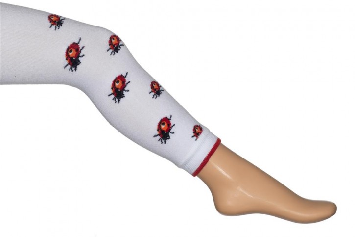 Bonnie Doon Legging Ladybird white Bonnie Doon Legging Ladybird white