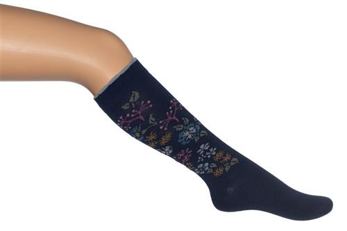 Bonnie Doon Kniestrümpfe EMBROIDERED FLOWERS light navy Bonnie Doon Kniestrümpfe EMBROIDERED FLOWERS light navy