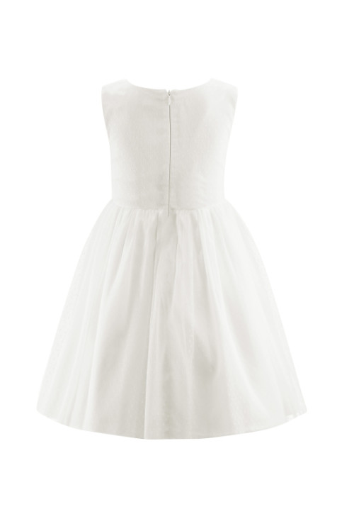 Happy girls festives Kleid ecru