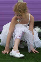 Bonnie Doon Söckchen für Ballerina "Frilled Footie" weiß