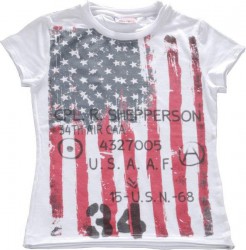 Blue Effect Mädchen T-Shirt weiß USA Blue Effect Mädchen T-Shirt weiß USA