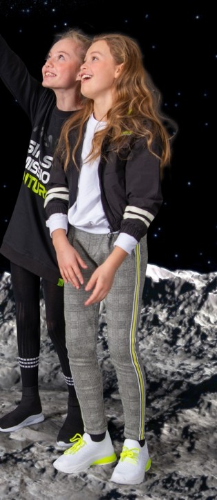 Blue Effect Mädchen Hose mit seitl. Streifen karo grau Blue Effect Mädchen Hose mit seitl. Streifen karo grau