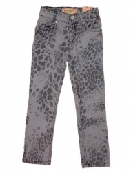 Blue Effect Mädchen Leoprint-Jeans grau Blue Effect Mädchen Leoprint-Jeans grau